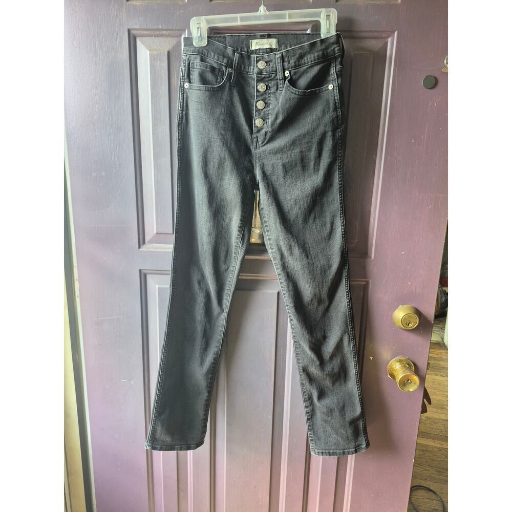 Madewell Stovepipe button fly jeans with lots of stretch womens‎ size 25 or 2
